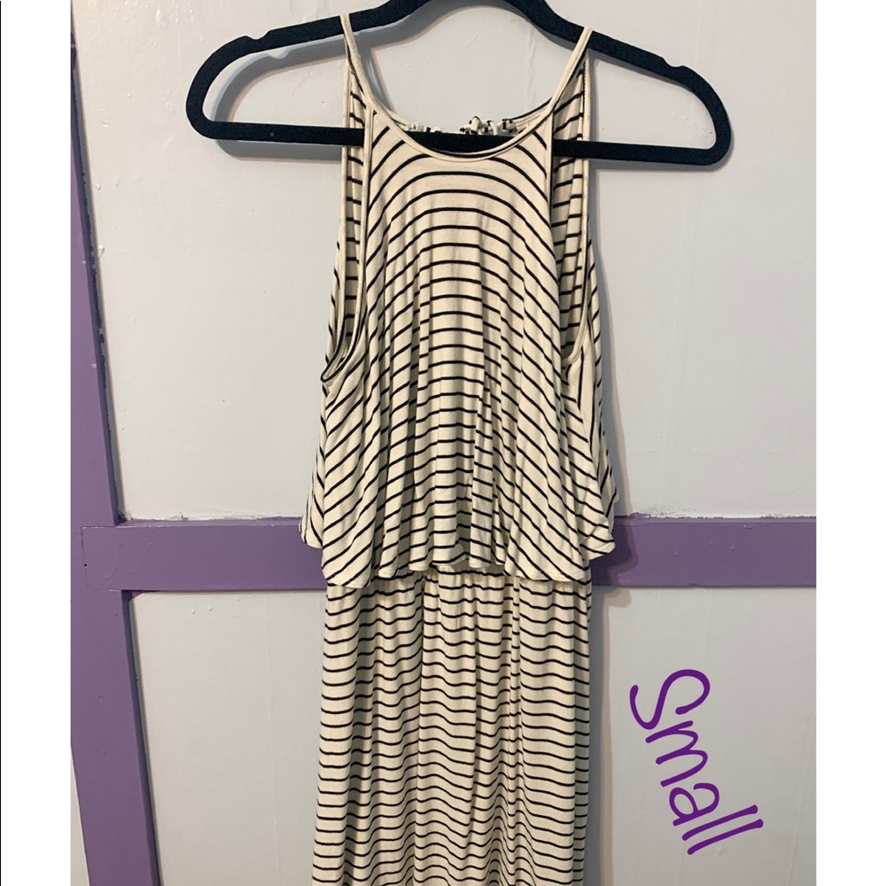 American Eagle Striped Halter Dress, Small, EUC